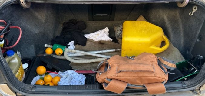 Stolen Vehicle Leads to Arrests and Recovery of Theft Tools and Narcotics in Folsom