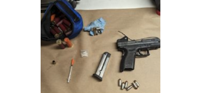 Susanville Police Arrest Driver for Alleged DUI, Possession of Stolen Gun and Narcotics