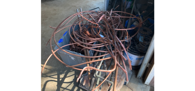 Copper Wire Theft Investigation Reportedly Leads to Discovery of Illegal Recycling Operation