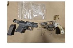 Two Arrested, Loaded Firearms and Drugs Recovered at Gateway Shopping Center