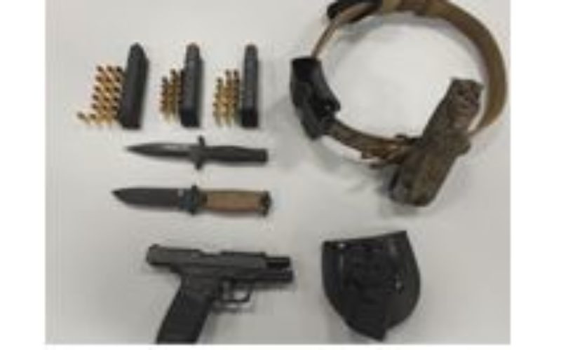 Firearm arrest in Truckee