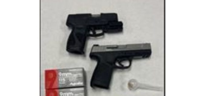 Convicted Felon Nabbed with Pistols, Ammo, Drugs