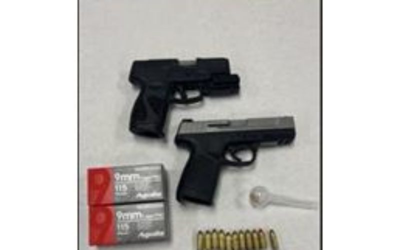 Convicted Felon Nabbed with Pistols, Ammo, Drugs