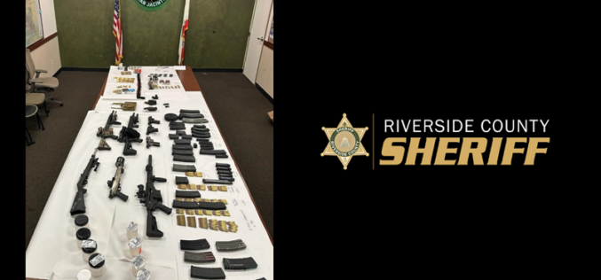 San Jacinto Traffic Stop Leads to Major Weapons and Explosives Seizure