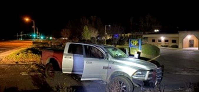 Suspected DUI Driver Crashes at CHP Station