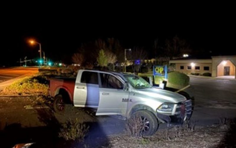 Suspected DUI Driver Crashes at CHP Station