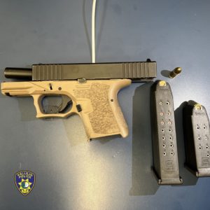 Gun recovered from vehicle