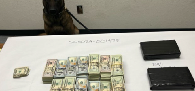 Cocaine, Cash Reportedly Found During Enforcement Stop in Shasta County