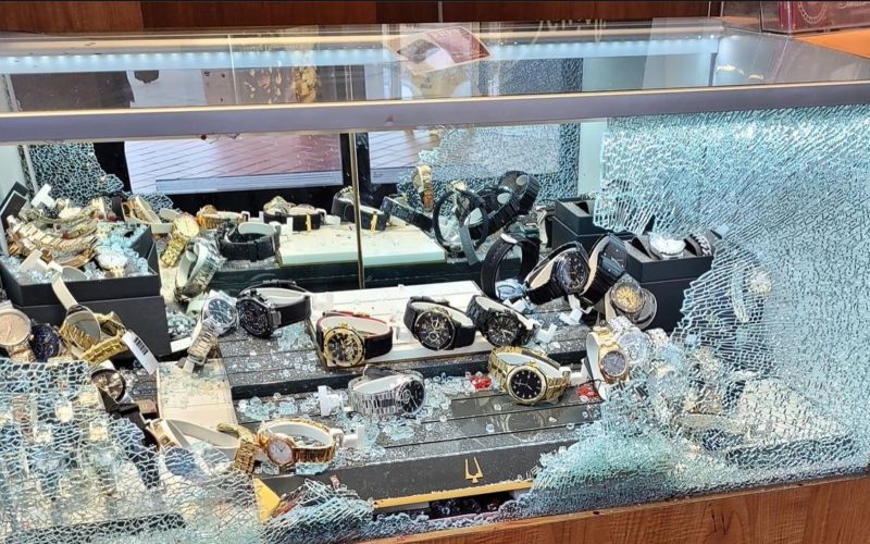 Jewelry Store Smash-and-Grab Suspect Caught by La Mesa Police