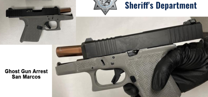 Man Faces Firearm Charges in Connection with Ghost Gun in San Marcos