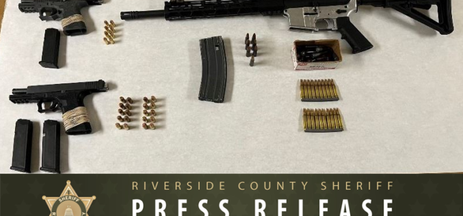 Weapons Seized in Coachella Residence; Two Individuals Arrested