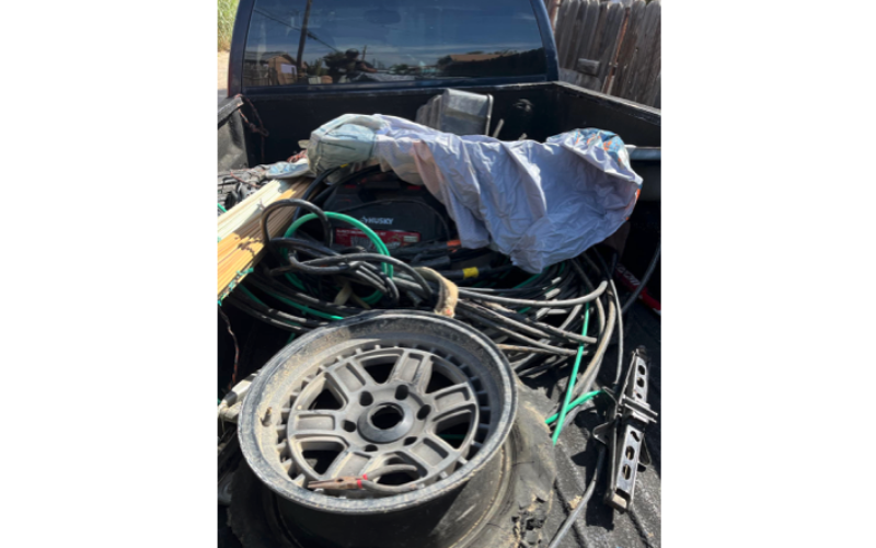 Kern County Authorities Locate Stolen Vehicle, Copper Wire; Man Arrested