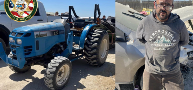 Arrest Made After Man Allegedly Caught Stealing Agricultural Equipment⁣