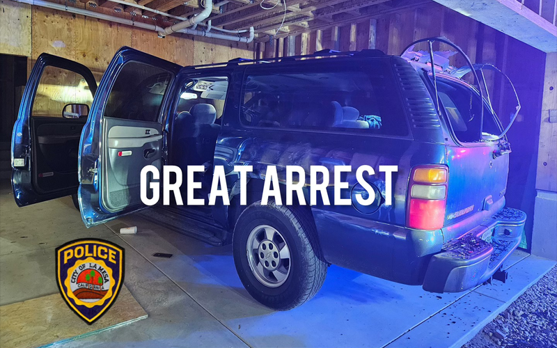 Suspect Arrested Following Burglary and High-Speed Pursuit in La Mesa