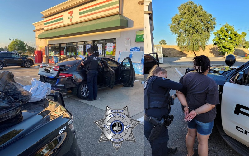 Night Shift Officers Arrest Suspects in Shoplifting Incident on Commons Drive, Rocklin