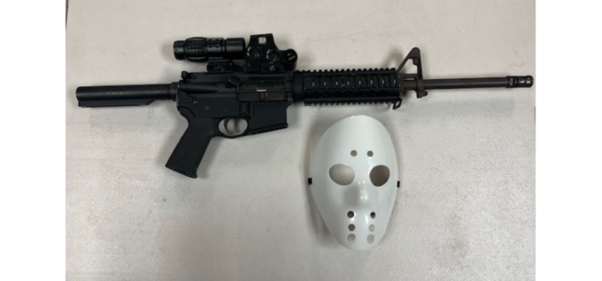 Santa Rosa Police Reportedly Pull Over Man Wearing Hockey Mask, Confiscate Assault Rifle