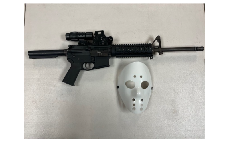 Santa Rosa Police Reportedly Pull Over Man Wearing Hockey Mask, Confiscate Assault Rifle