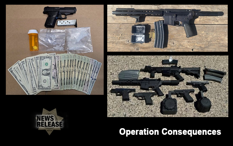 San Bernardino County Sheriff’s Dept Launches Operation Consequences, Seizes Firearms and Makes Arrests