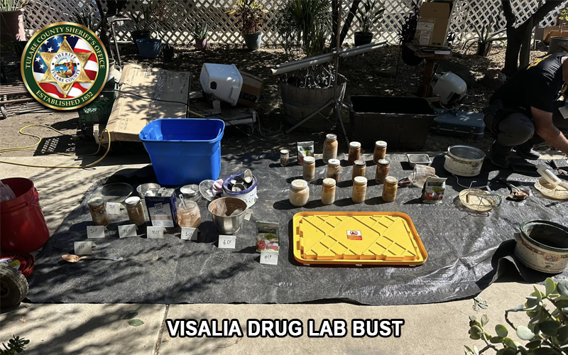 Major Drug Lab Busted, Four Suspects Arrested