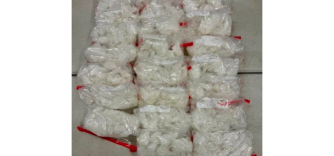 Kern County Authorities Reportedly Seize 25 Pounds of Methamphetamine