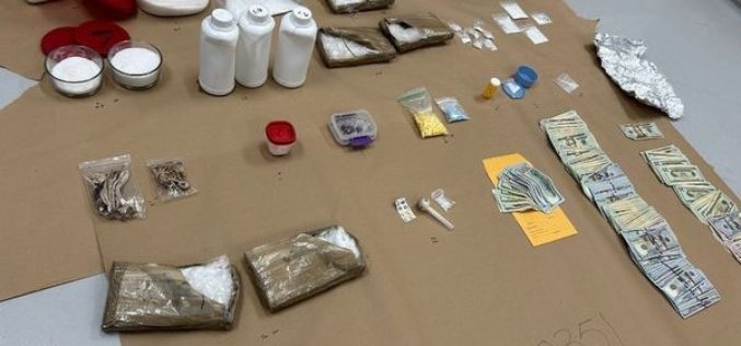 Suspected Drug Trafficker Arrested, Large Quantity of Illicit Drugs Seized