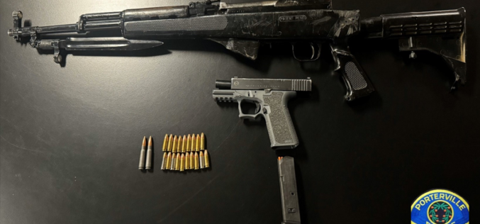 Porterville Police Seize Unregistered Firearm in Overnight Operation