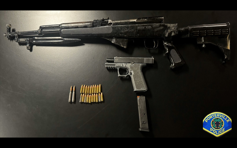 Porterville Police Seize Unregistered Firearm in Overnight Operation