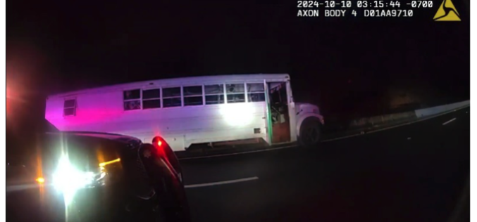 Man Accused of Leading Police on Pursuit in Decommissioned School Bus