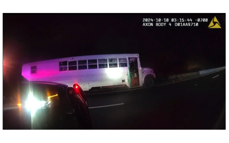 Man Accused of Leading Police on Pursuit in Decommissioned School Bus