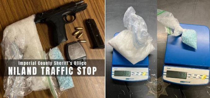 North County Deputy Arrests Suspect for Drug and Firearm Offenses Following Traffic Stop in Niland