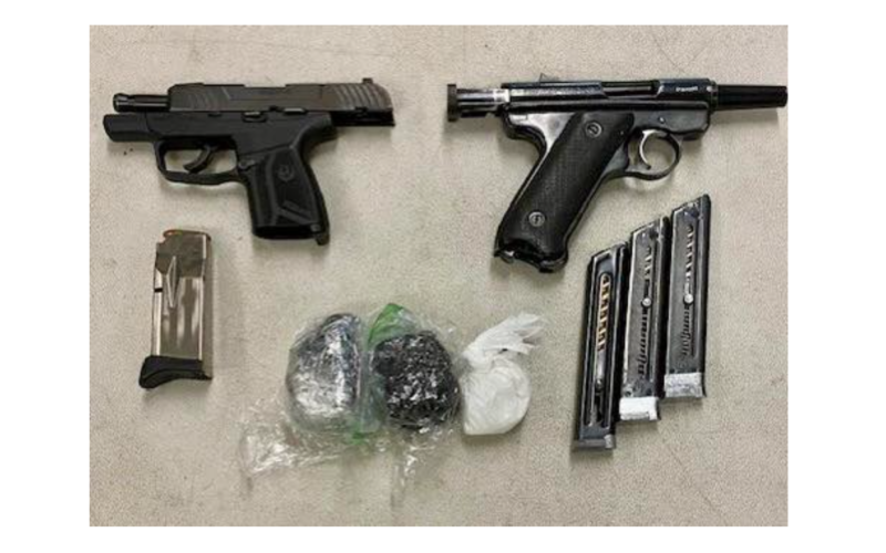 Kern County Man Allegedly Caught with Narcotics, Loaded Firearms