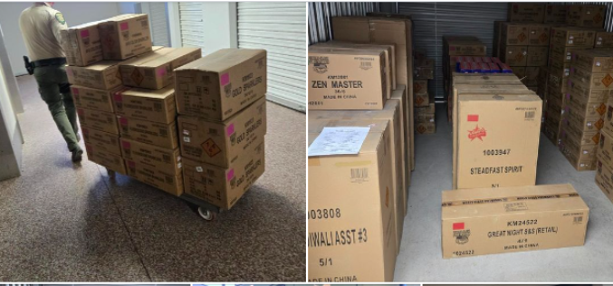 Over 5,000 Pounds of Illegal Fireworks Seized in El Dorado Hills and Folsom Investigation