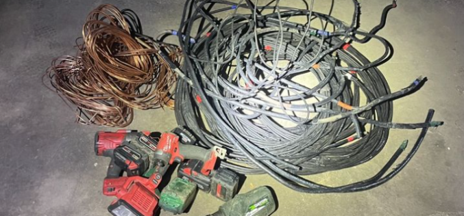 Arrest Made: Stolen Wire and Tools Found in Amador County