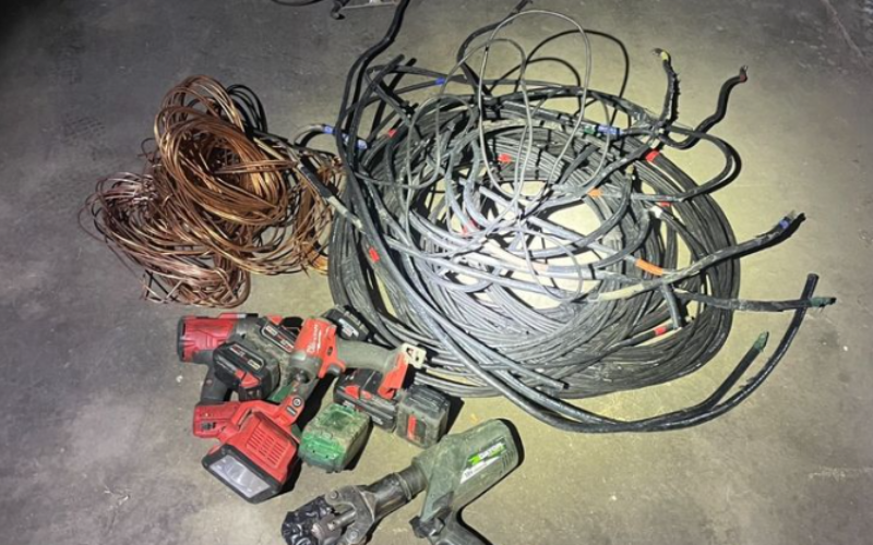 Arrest Made: Stolen Wire and Tools Found in Amador County