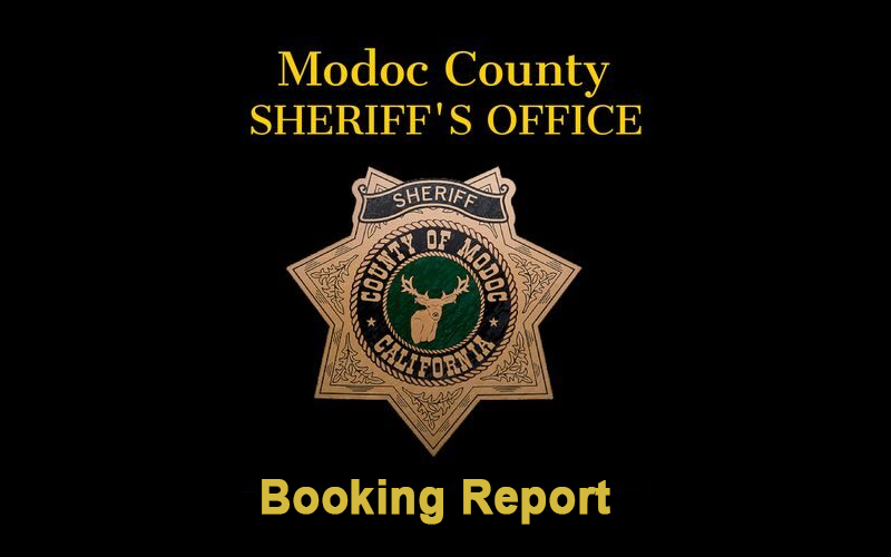 Modoc County Jail Booking Report: December 17-22, 2024