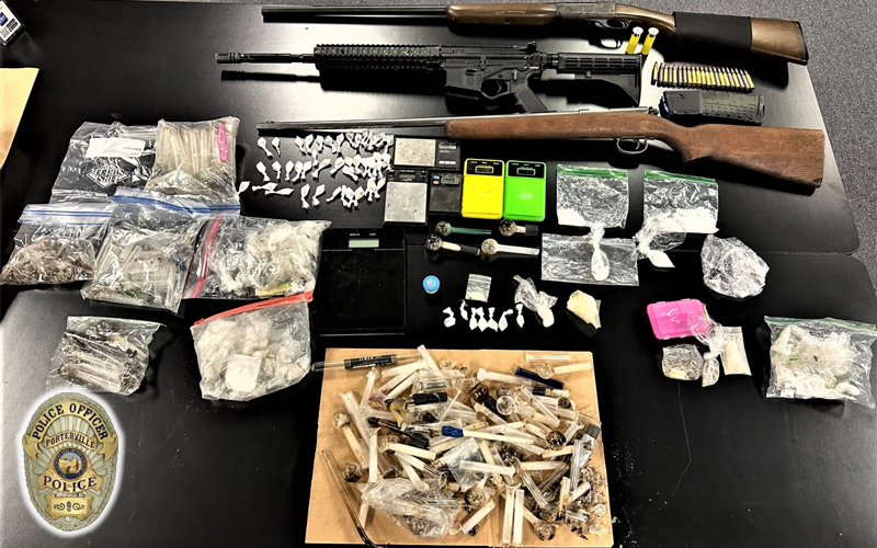 Six Arrested in Porterville Narcotics and Firearms Investigation