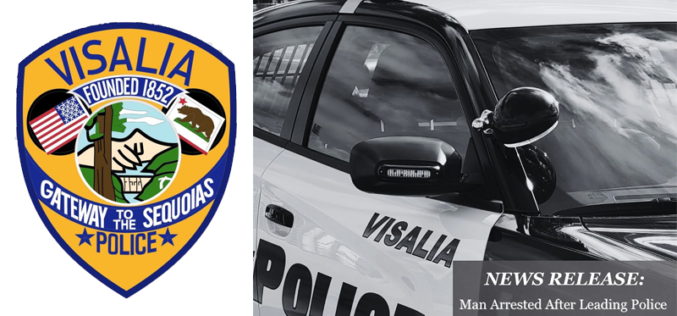 Visalia Police Arrest Suspect Following Pursuit and Standoff in Attic