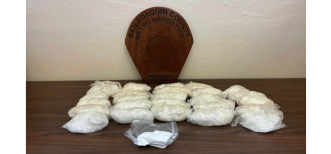 Authorities Reportedly Seize 25 Pounds of Methamphetamine in Drug Trafficking Investigation