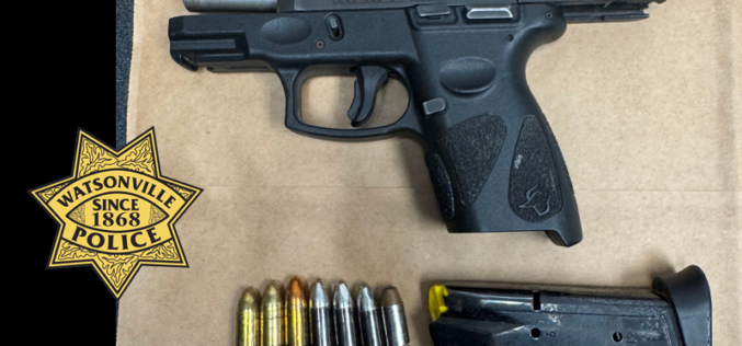 Juvenile Arrested After Foot Chase and Recovery of Loaded Firearm in Watsonville